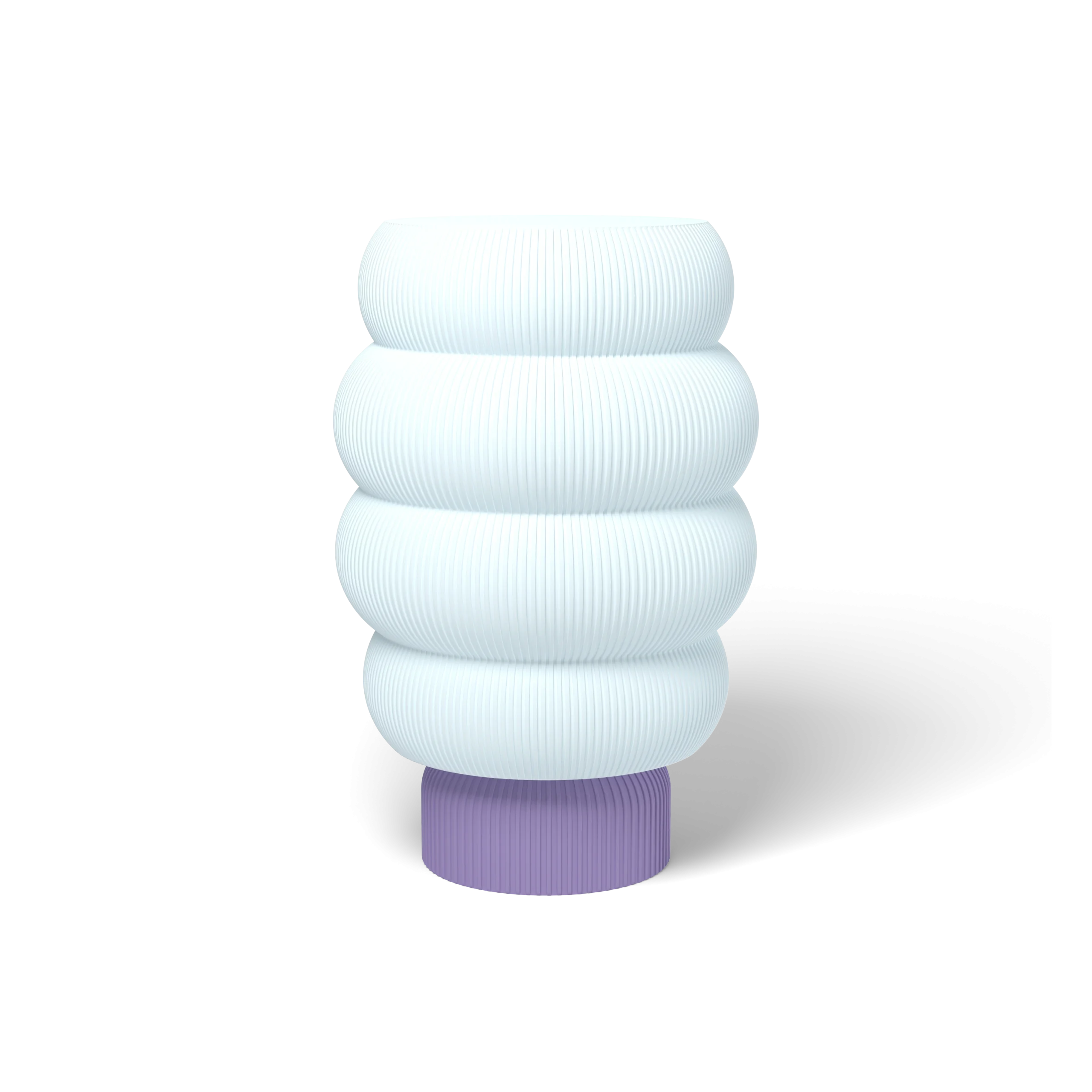 A Honeycomb Tall shade on an Arch base